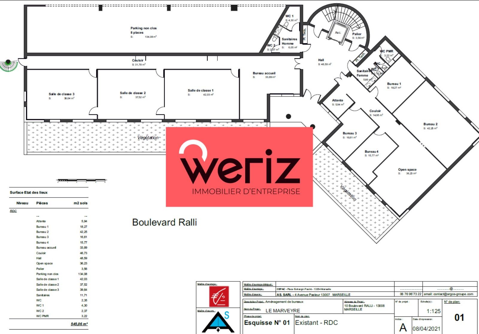 Location Bureaux Marseille 8 (13008)