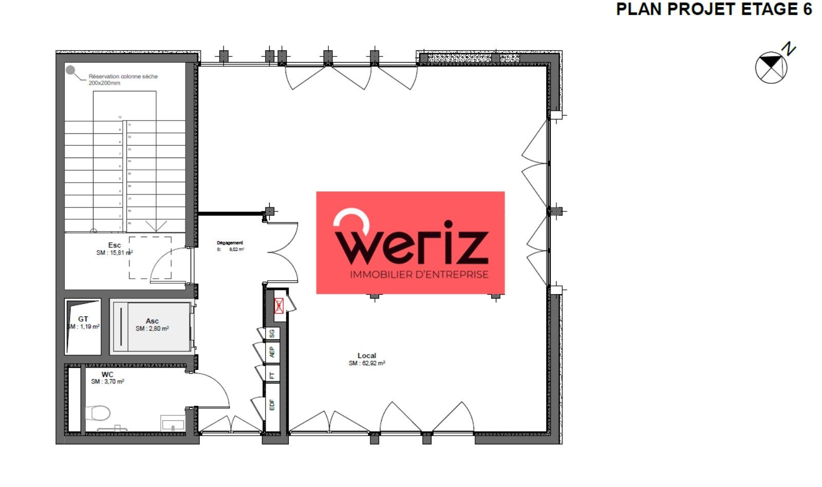 Location Bureaux Marseille 8 (13008)